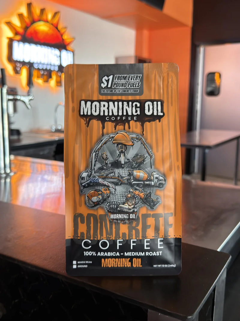 Morning Oil Concrete Coffee