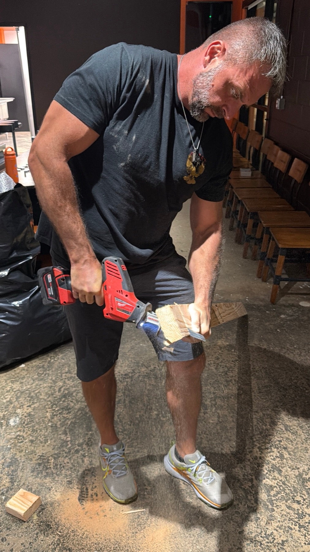 Hands-on construction work